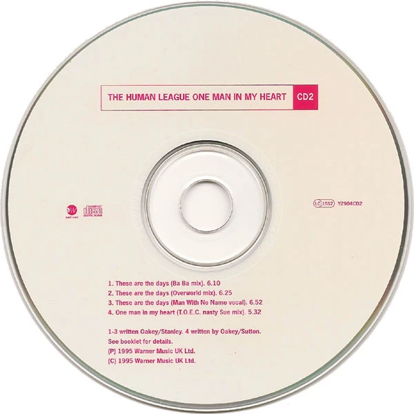 The Human League - One Man In My Heart CD (1995) Audio Quality Guaranteed