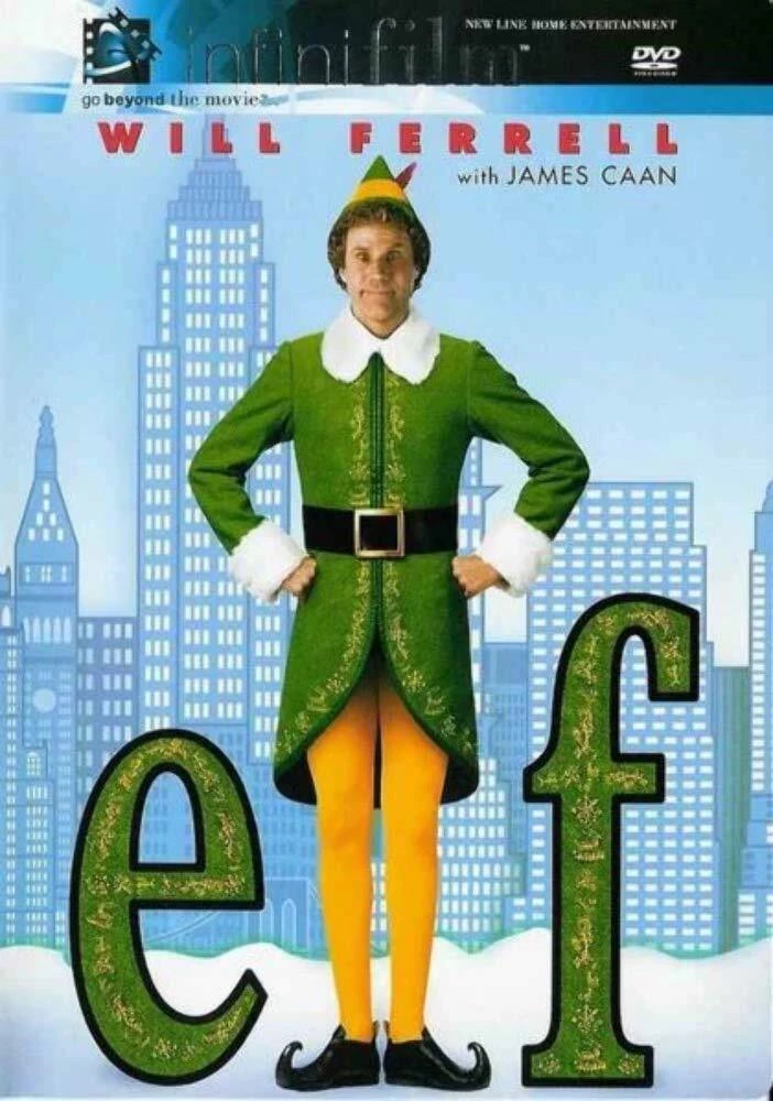 Elf DVD (2004) Quality Guaranteed Reuse Reduce Recycle Amazing Value