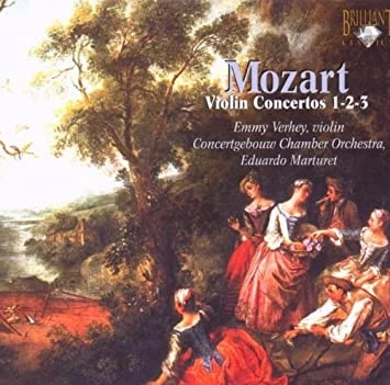 Wolfgang Amadeus Mozart - Violin Concertos 1-2-3 CD (2008) Audio Amazing Value