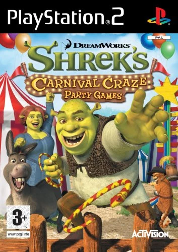 Shrek's Carnival Craze (Sony PlayStation 2 2008) Video Game Quality Guaranteed