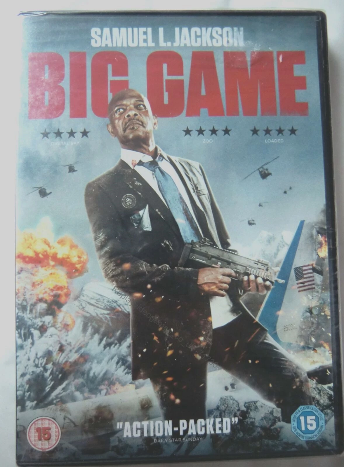 Big Game DVD Action and Adventure (2015) Samuel L. Jackson Quality Guaranteed