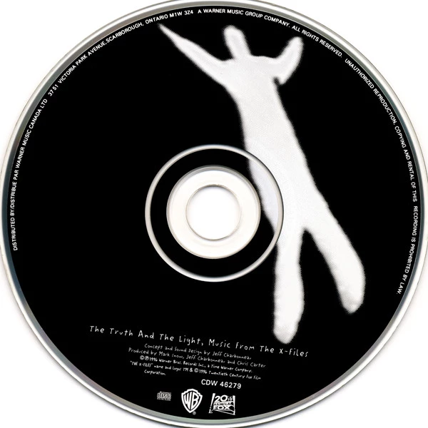 Mark Snow - The Truth And The Light: Music From The X Files CD (1999) Audio