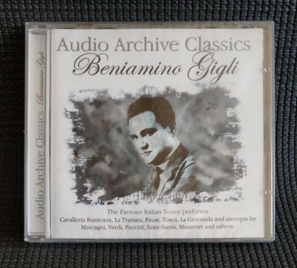 Beniamino Gigli - Mascagni/Giordano/Lalo/Verdi CD (N/A) Audio Quality Guaranteed