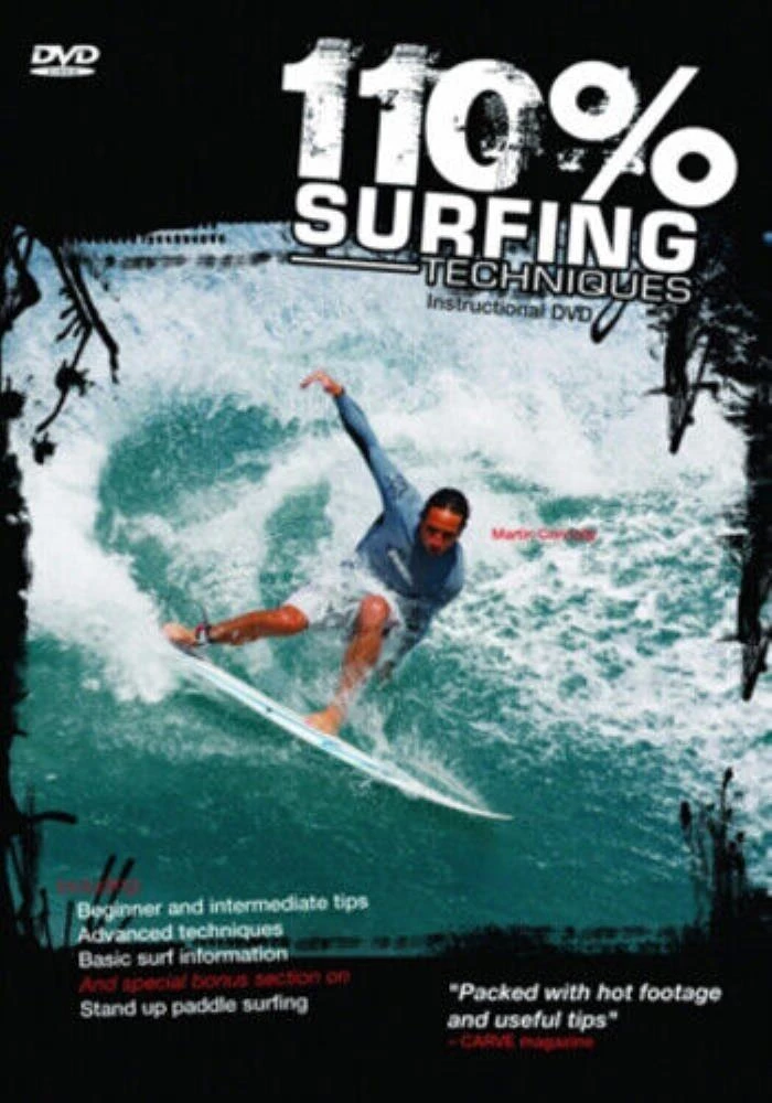 110% Surf Techniques DVD Sports (2008) Quality Guaranteed Reuse Reduce Recycle