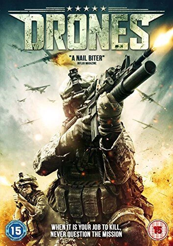 Drones DVD Thriller & Mystery (2015) Matt O'Leary New Free Royal Mail Delivery