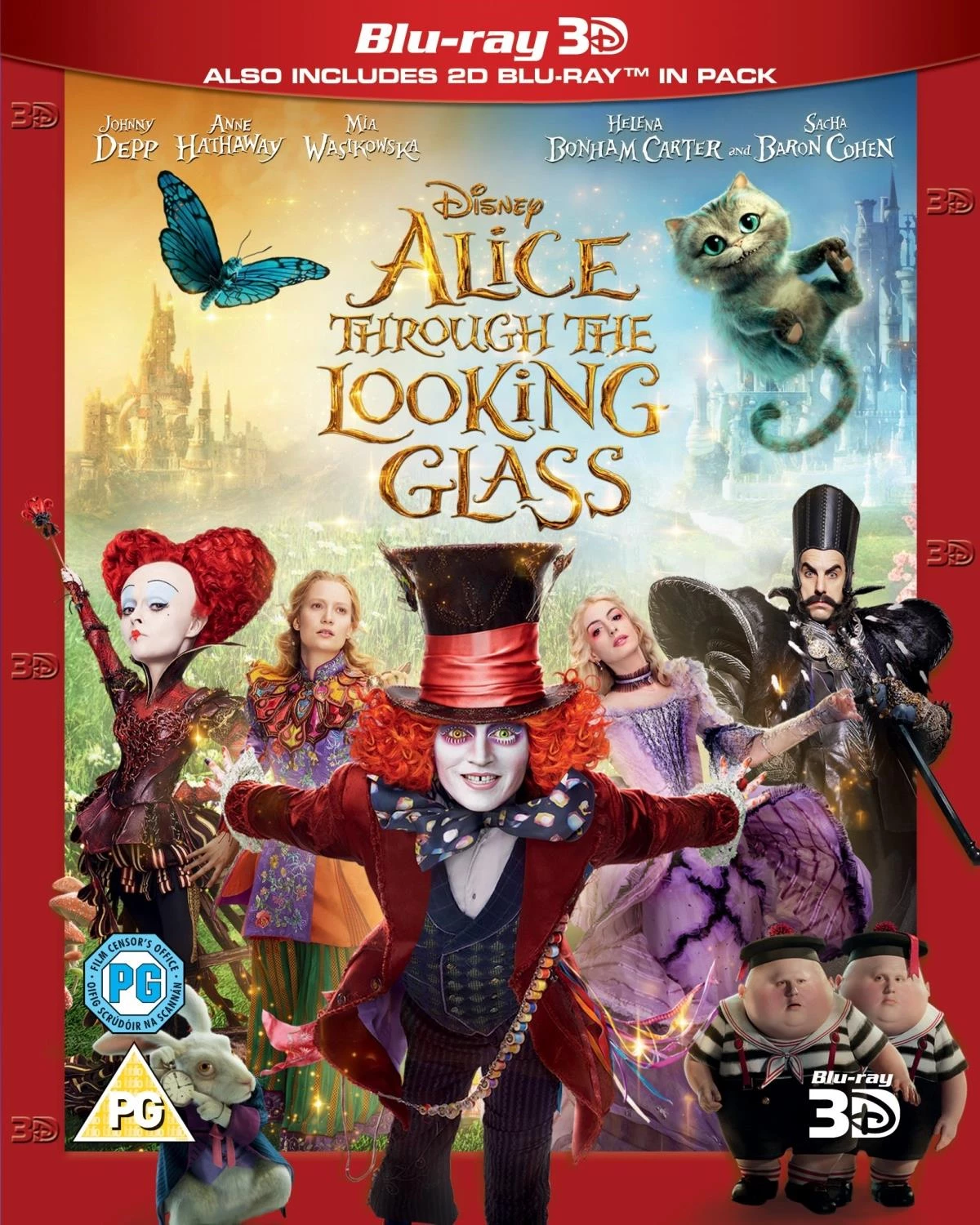Disney's Alice Through The Looking Glass Blu-ray (2016) Johnny Depp