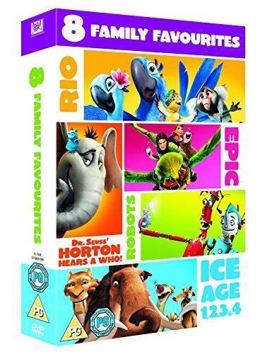 Blue Sky - 8 Family Favourites DVD Children (2014) - Free Royal Mail Delivery