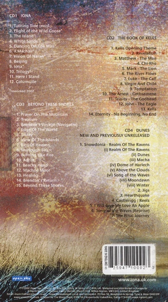 Iona - The River Flows: Anthology, Vol. 1 CD (2002) Audio Quality Guaranteed