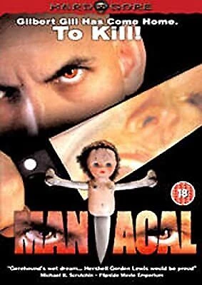 Maniacal DVD Horror (2004) Perrine Moore Free Royal Mail Delivery Amazing Value