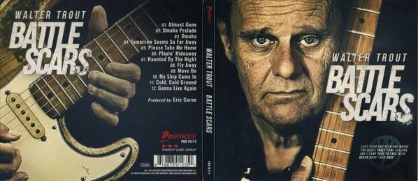 WALTER TROUT - Battle Scars CD (2015) Audio Quality Guaranteed Amazing Value