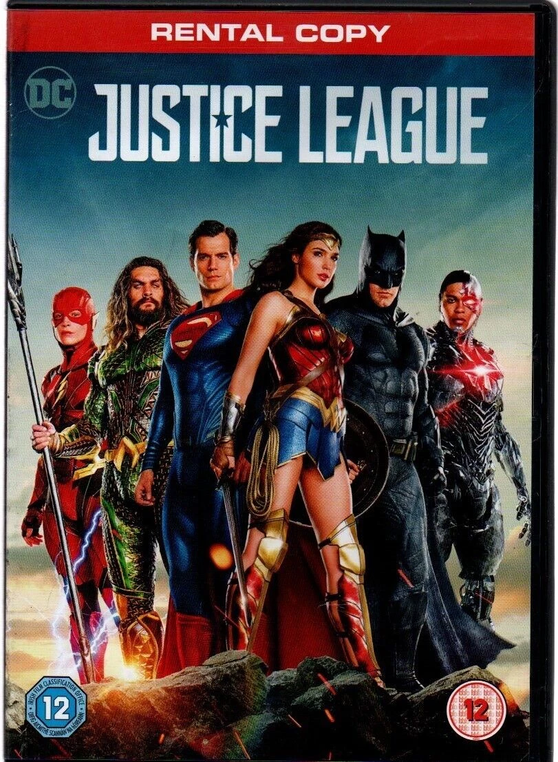Justice League DVD Action & Adventure Ezra Miller Free Royal Mail Delivery
