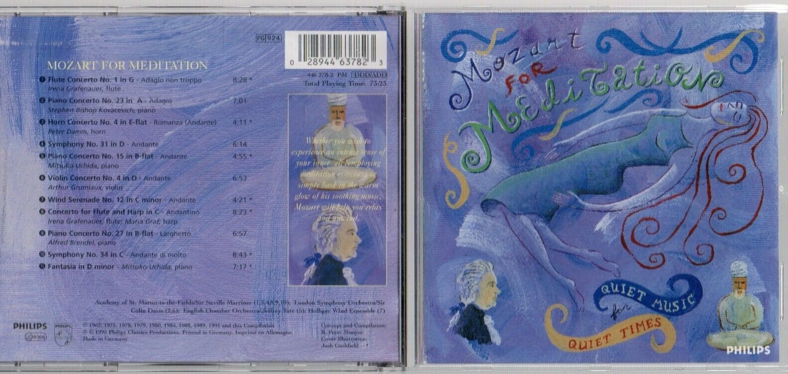 Various Artists - Mozart for Meditation CD (1995) Audio Quality Guaranteed