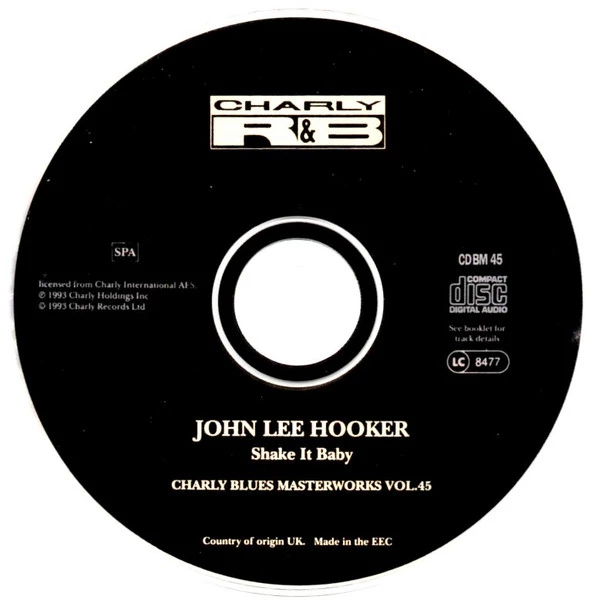 John Lee Hooker - Shake It Baby CD (1994) Audio Quality Guaranteed Amazing Value