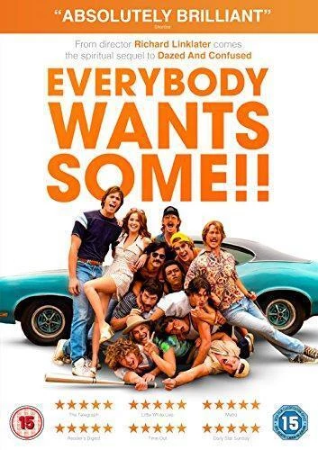 Everybody Wants Some!! DVD Comedy Blake Jenner New Free Royal Mail Delivery