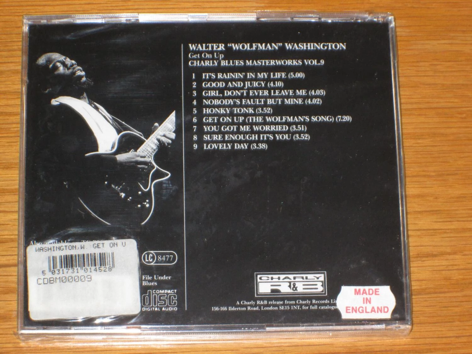 Walter "Wolfman" Washington - Get on Up CD (1998) Audio Quality Guaranteed