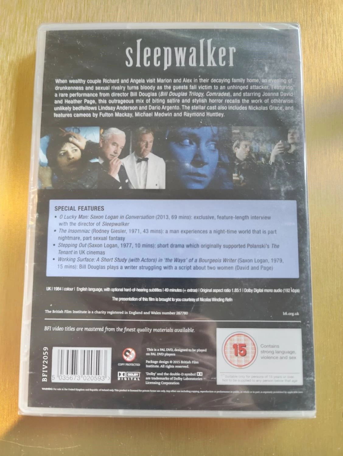 Sleepwalker DVD Horror (2015) Nickolas Grace Free Royal Mail Delivery