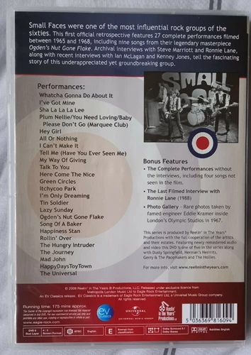 All Or Nothing 1965-1968 DVD Musicals & Broadway (2015) The Small Faces
