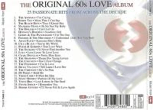 Various - The Original 60's Love Album CD (2005) New Audio Quality Guaranteed