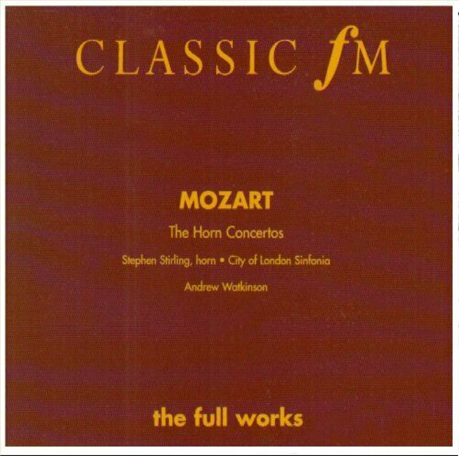 various - Mozart: Horn Concertos CD (1998) Audio Quality Guaranteed