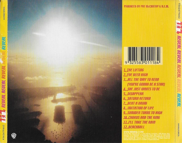 R.E.M. - Reveal CD (2001) Audio Quality Guaranteed Reuse Reduce Recycle
