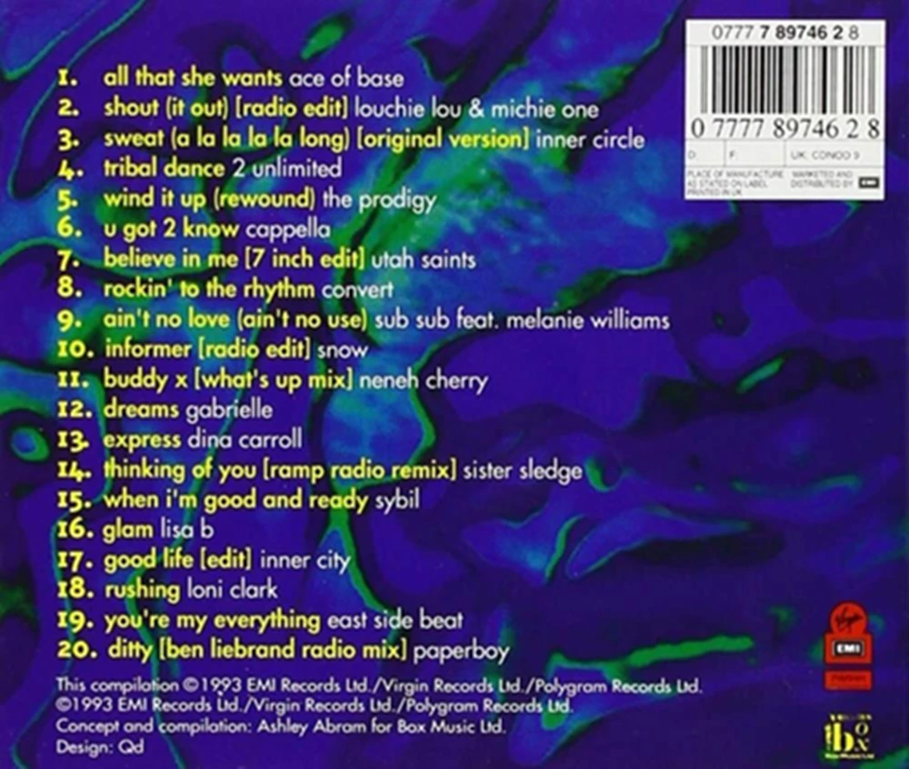 Various - Now Dance 93 CD (1993) Audio Quality Guaranteed Reuse Reduce Recycle