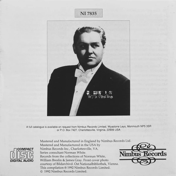 Jussi Björling - Björling CD (1992) Audio Quality Guaranteed Amazing Value