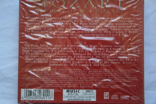 Mozart - Best of Mozart CD (2003) Audio Quality Guaranteed Reuse Reduce Recycle