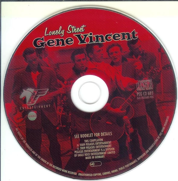 Gene Vincent - Lonely Street CD (2009) New Audio Quality Guaranteed