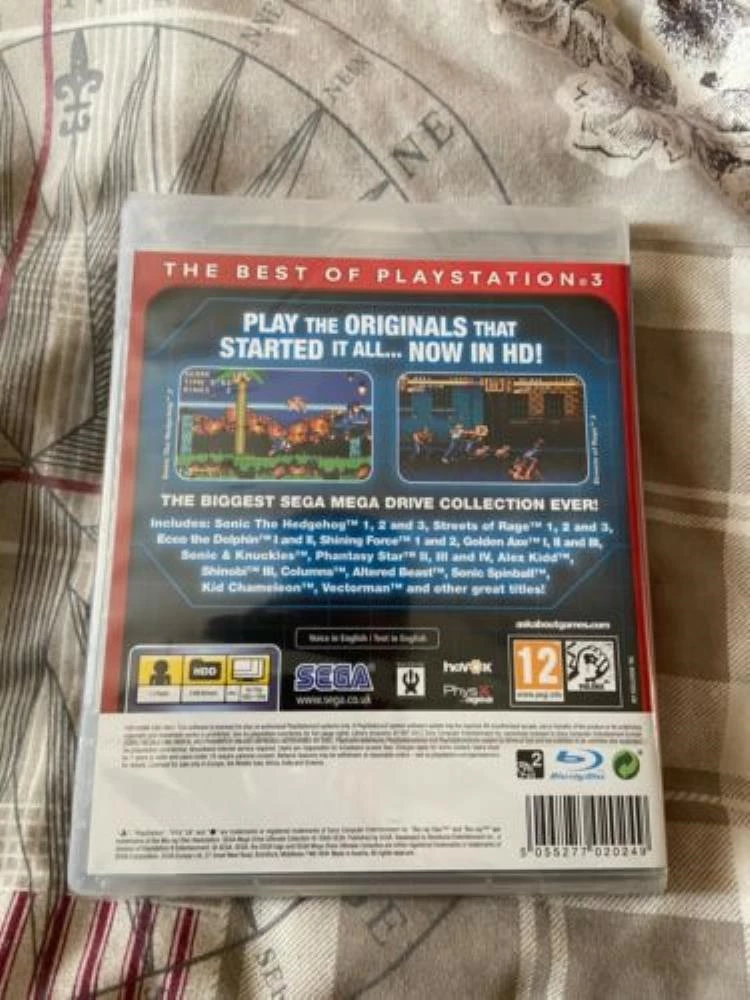 SEGA Mega Drive (sony PlayStation 3 2012) Video Game Quality Guaranteed