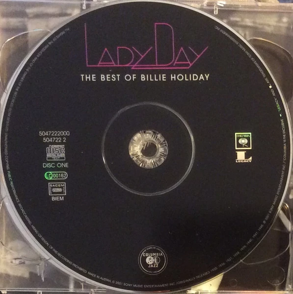 Billie Holiday - Lady Day: The Best Of Billie Holiday CD (2001) Audio