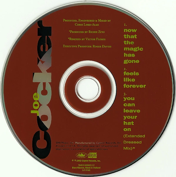 Joe Cocker - Now That The Magic Has Gone CD (1992) Audio Quality Guaranteed