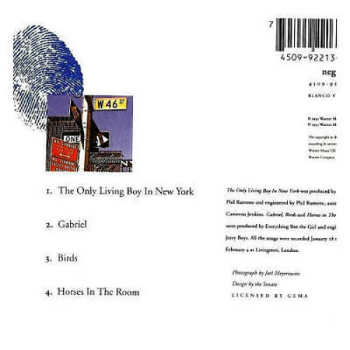 Everything But The Girl - The Only Living Boy In New York CD (1993) Audio