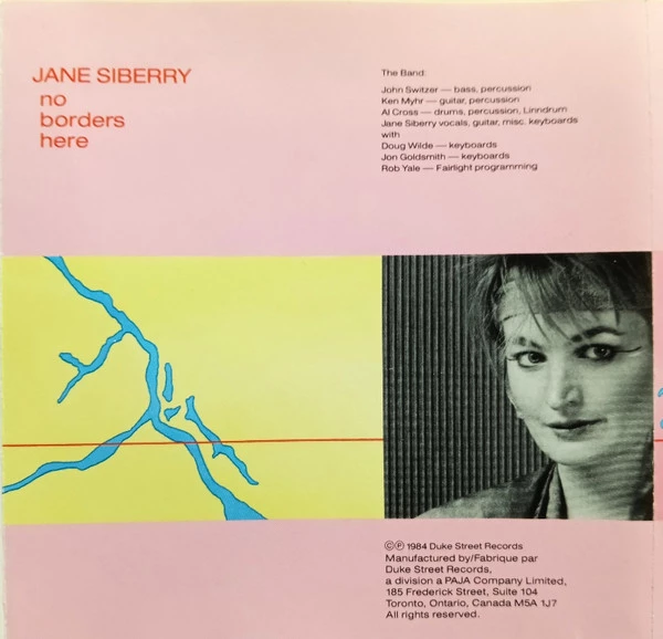 JANE SIBERRY, Jane - No Borders Here CD (1987) Audio Quality Guaranteed