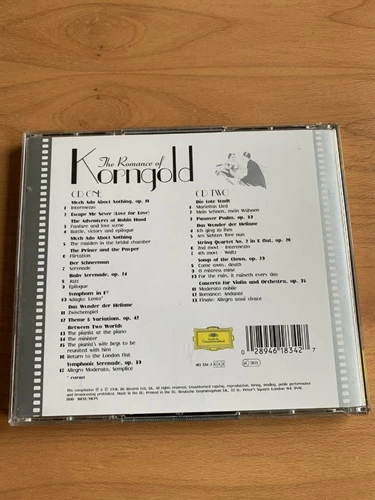 Variuos - The Romance of Korngold CD (2001) Audio Quality Guaranteed