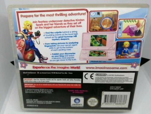 Imagine Detective Adventures (Nintendo DS 2009) Video Game Quality Guaranteed