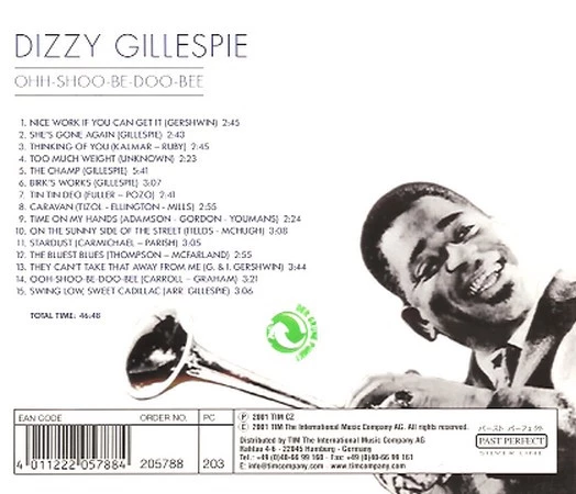 Dizzy Gillespie - Ohh-Shoo-Be-Doo-Bee CD (2001) Audio Quality Guaranteed