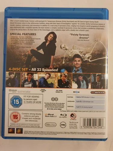 Bones - Season 6 DVD Drama (2011) Emily Deschanel Free Royal Mail Delivery