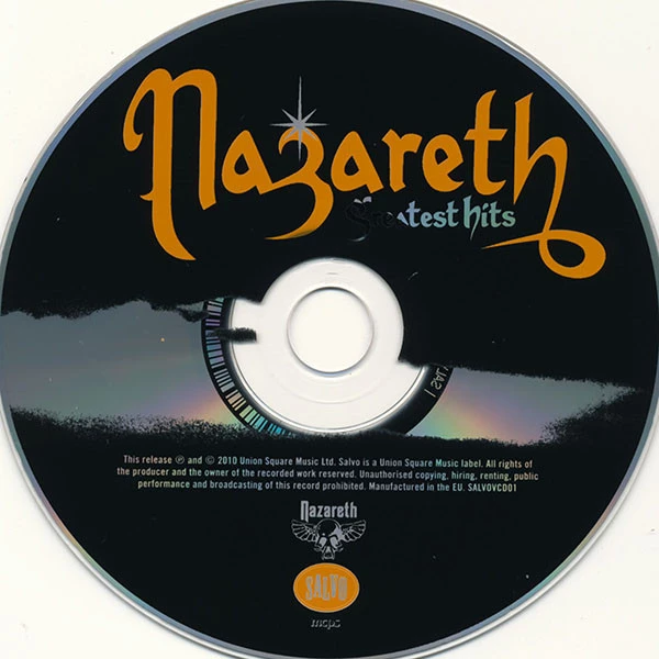 Nazareth - Greatest Hits CD (2020) Audio Quality Guaranteed Reuse Reduce Recycle