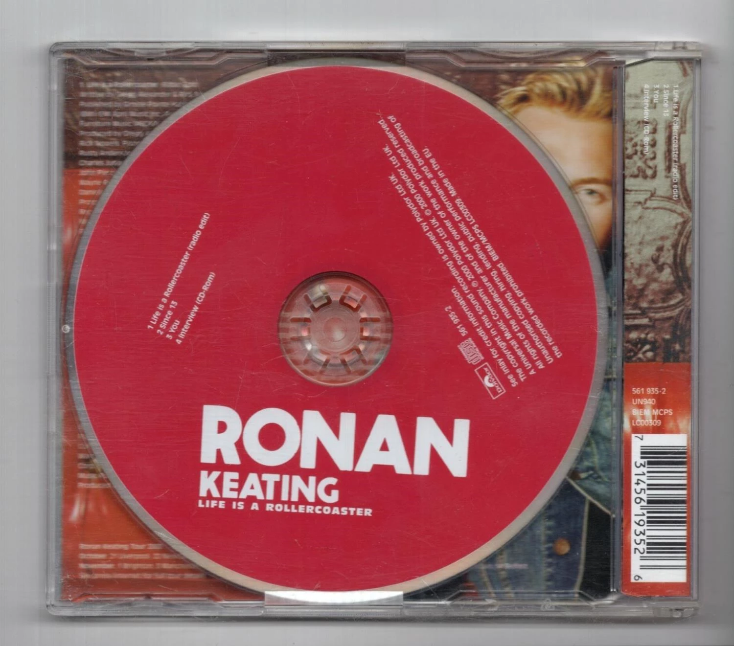 Ronan Keating - Life Is a Rollercoaster by Ronan Keating CD (2000) Audio