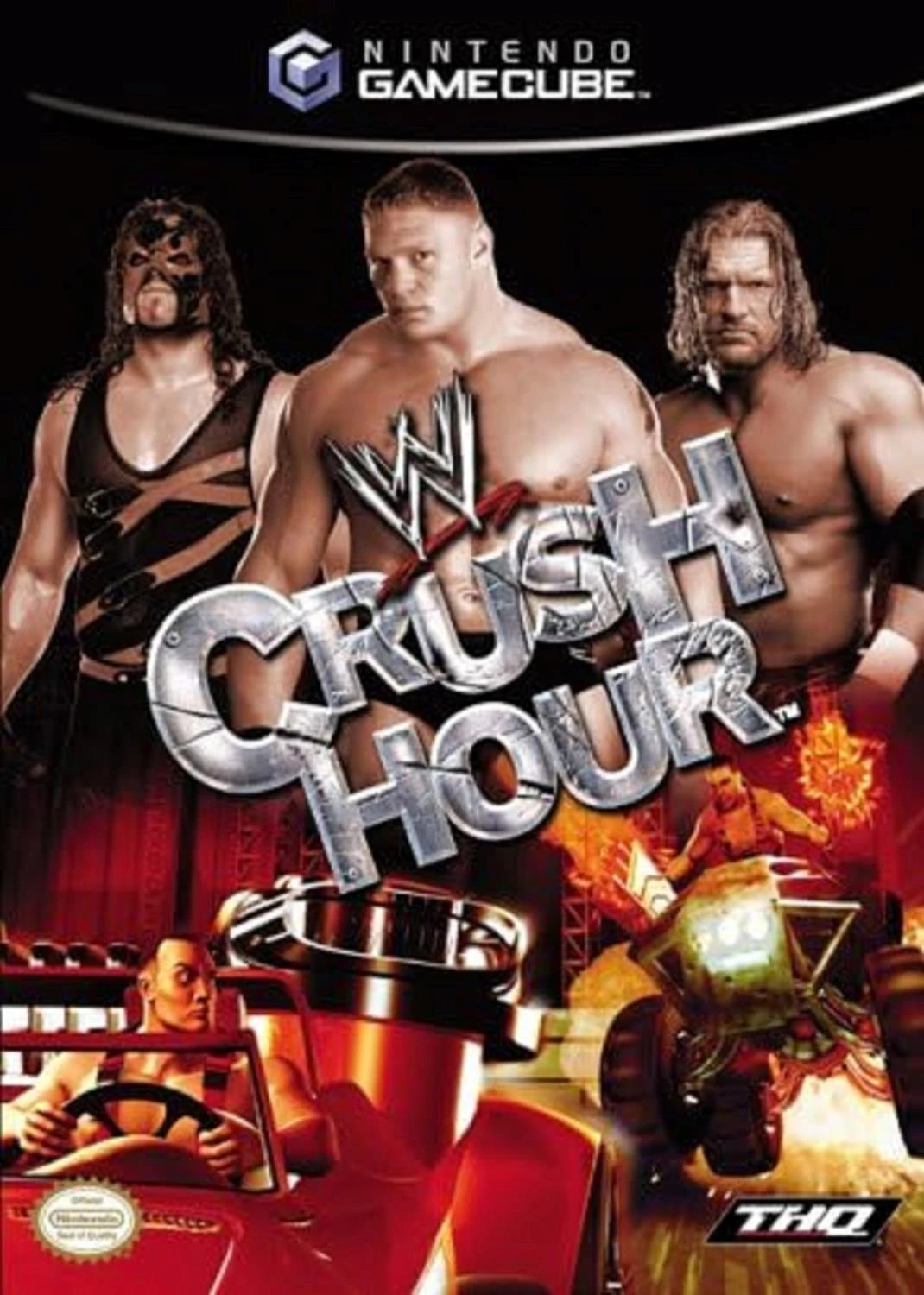 WWE Crush Hour (Nintendo GameCube 2003) Video Game Quality Guaranteed