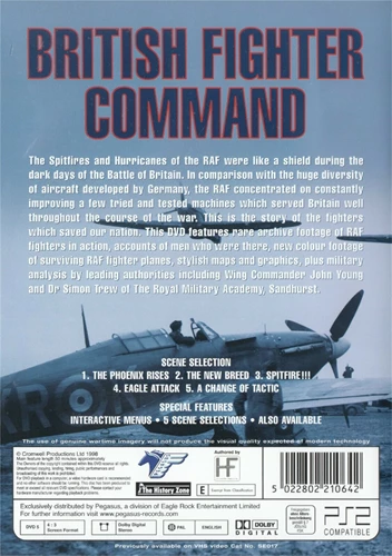 British Fighter Command DVD Documentary (2004) Free Royal Mail Delivery