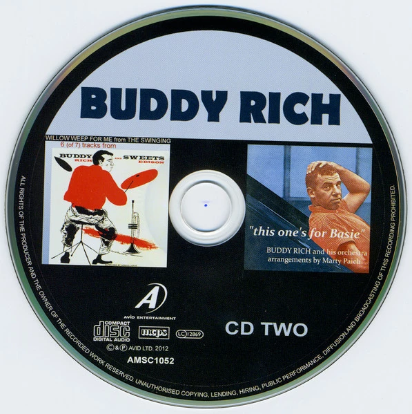Buddy Rich - Three Classic Albums Plus CD Audio Quality Guaranteed Amazing Value