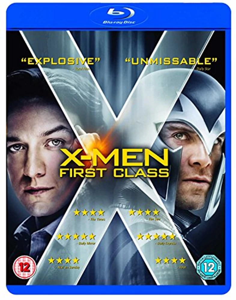 X-Men: First Class Blu-ray (2012) James MacAvoy New Quality Guaranteed