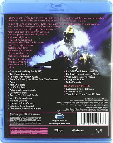 Believe - Live From The O2 Blu-ray (2010) Katherine Jenkins Quality Guaranteed