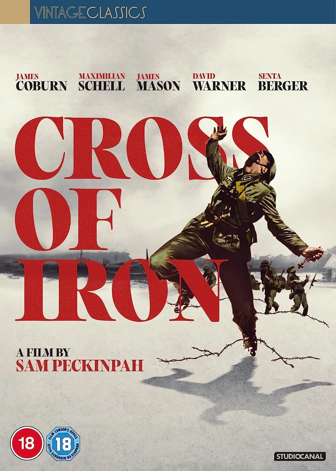 Cross Of Iron DVD (07/31/2023) James Coburn Free Royal Mail Delivery