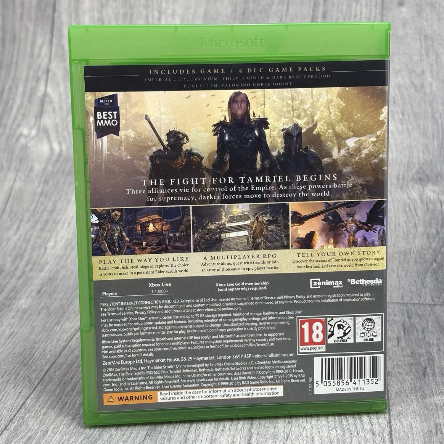 The Elder Scrolls Online Gold Edition (Microsoft Xbox One 2016) Video Game