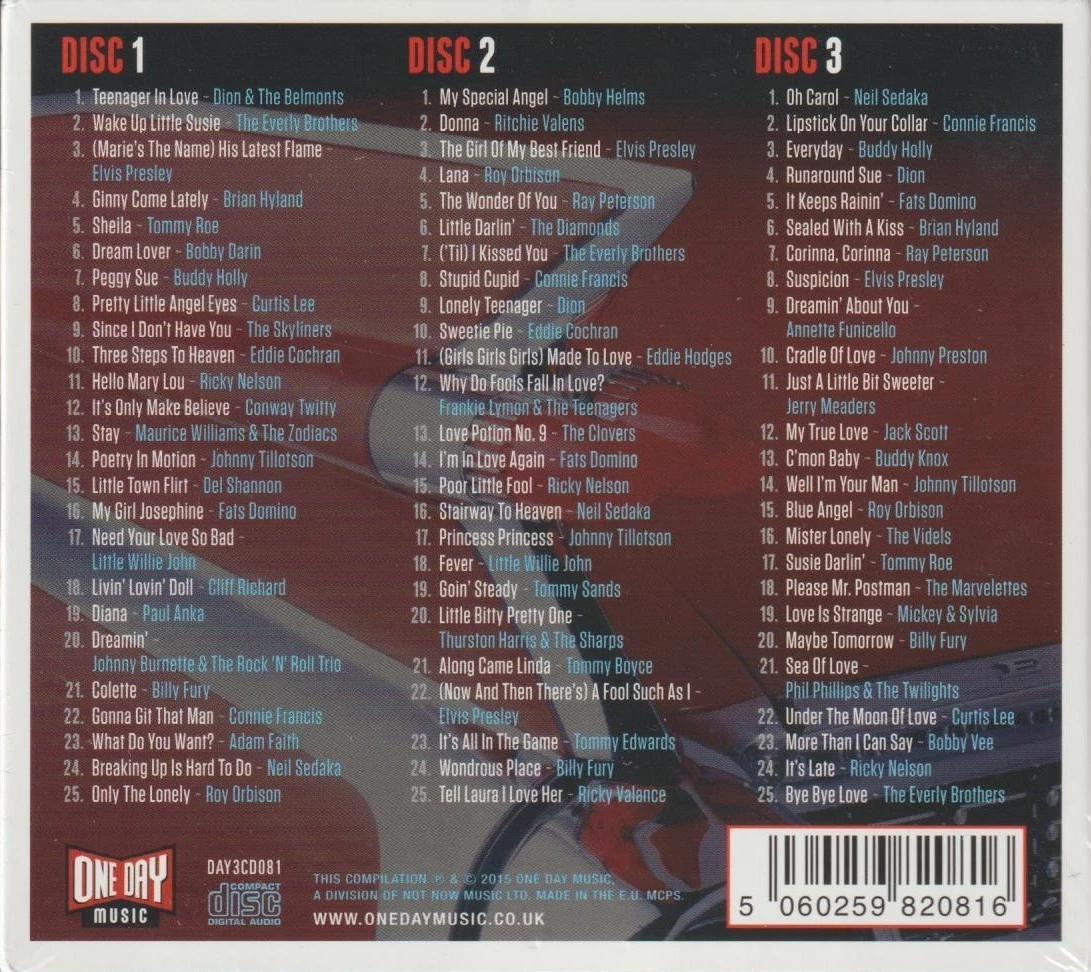 VARIOUS ARTIST - Ultimate Rock 'N' Roll Love Songs CD (2015) Audio Amazing Value