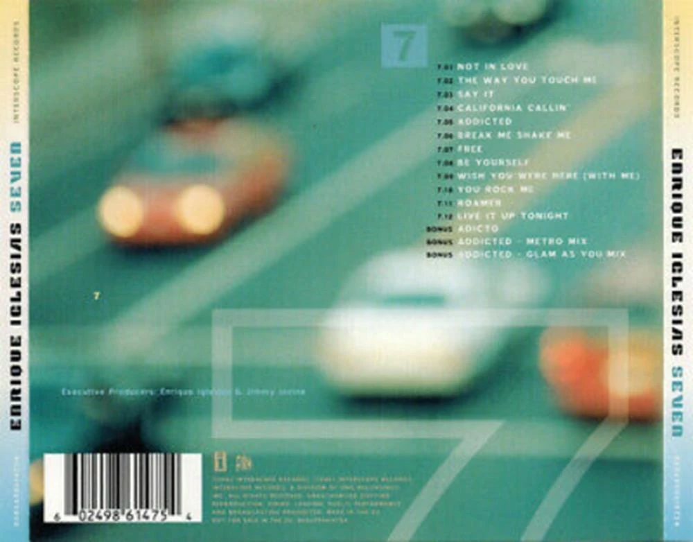 Enrique Iglesias - 7 CD (N/A) Audio Quality Guaranteed Reuse Reduce Recycle