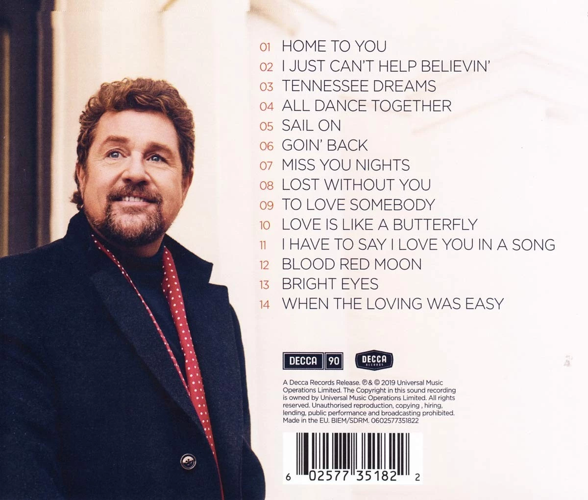Michael Ball - Coming Home To You CD (2019) Audio Quality Guaranteed