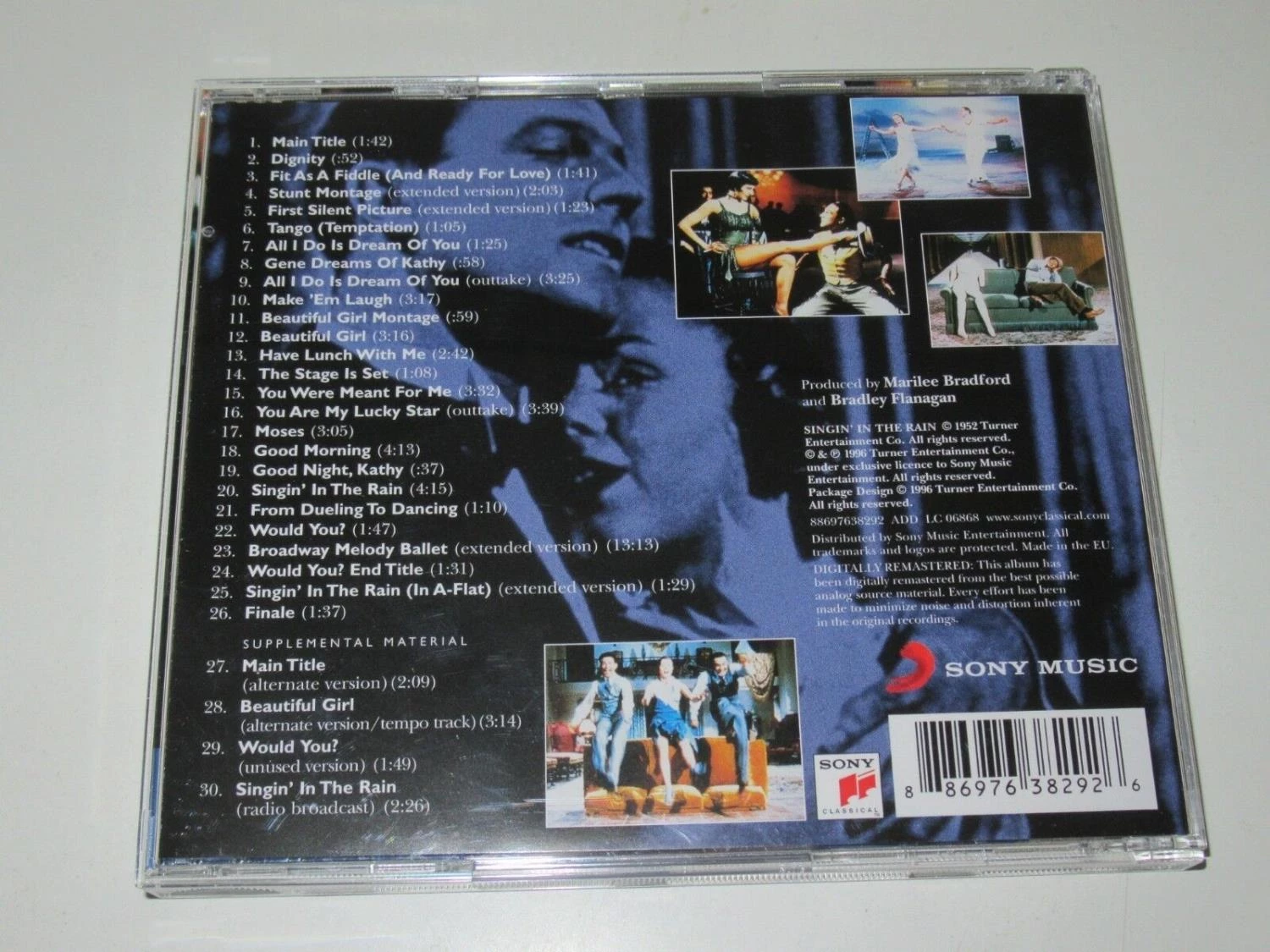 Original Motion Picture Soundtrack  - Singin' in the Rain CD (1996) Audio